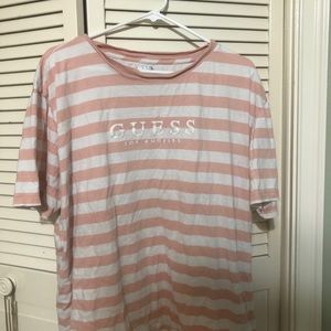 GUESS Los Angeles Striped Original T-Shirt